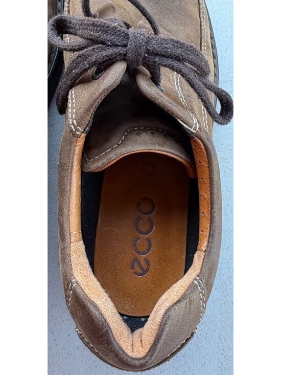 ECCO Fusion II Casual Lace-up Leather Shoes Cocoa Brown Men\'s Size 10-10.5/EU 44 main image 6